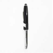 Ручка металлическая 3 в 1, стилус, фонарик, держатель для смартфона 260M под гравировку