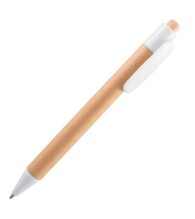 Ручка из картона с пластиковыми цветными элементами 7092-3 под печать