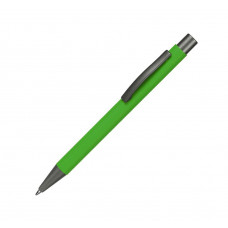 Ручка с красивым названием MONACO, в металлическом корпусе с soft touch покрытием, под нанесение логотипа