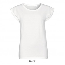 Жіноча футболка з круглим коміром SOL'S MELBA 014062