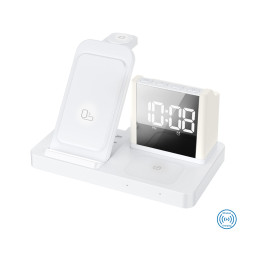Бездротовий зарядний пристрій з годинником Time Dock, TM TEG