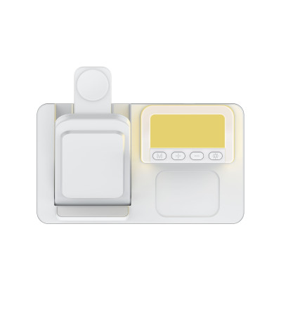 Бездротовий зарядний пристрій з годинником Time Dock, TM TEG