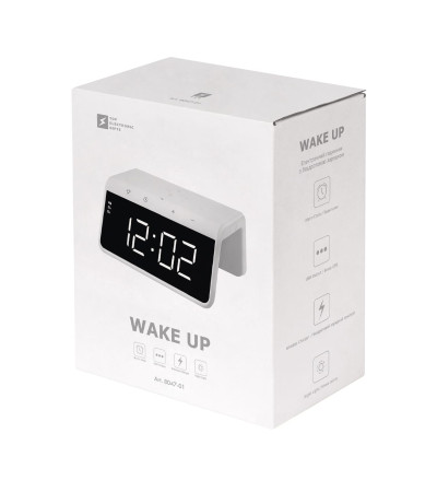 Годинник з бездротовою зарядкою Wake Up, TM TEG