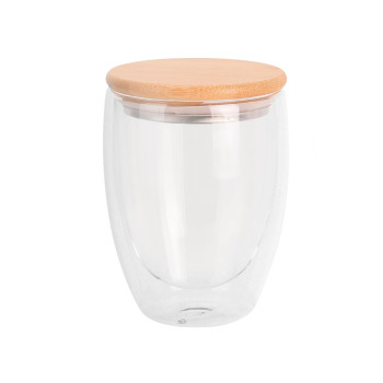 Стакан з подвійними стінками та бамбуковою кришкою Gino, TM Discover