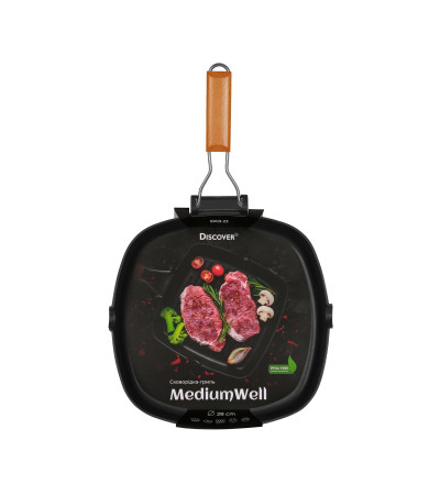 Сковорідка-гриль MediumWell, TM Discover
