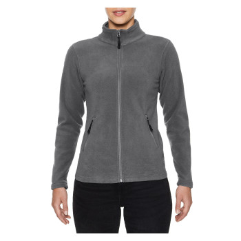 Реглан з мікрофлісу на блискавці жіночий Hammer 280, TM Gildan