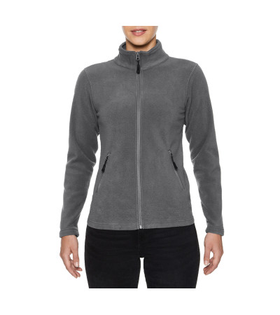 Реглан з мікрофлісу на блискавці жіночий Hammer 280, TM Gildan